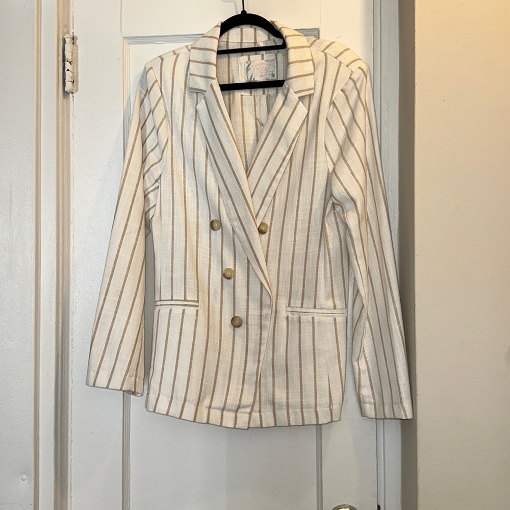 Brand new never worn summer linen blazer OBO
